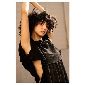 Black Two Piece Skirt Set That Can Also Be Worn as a Dress